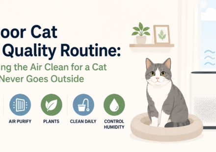 Indoor Cat Air Quality Routine: Keeping the Air Clean for a Cat That Never Goes Outside
