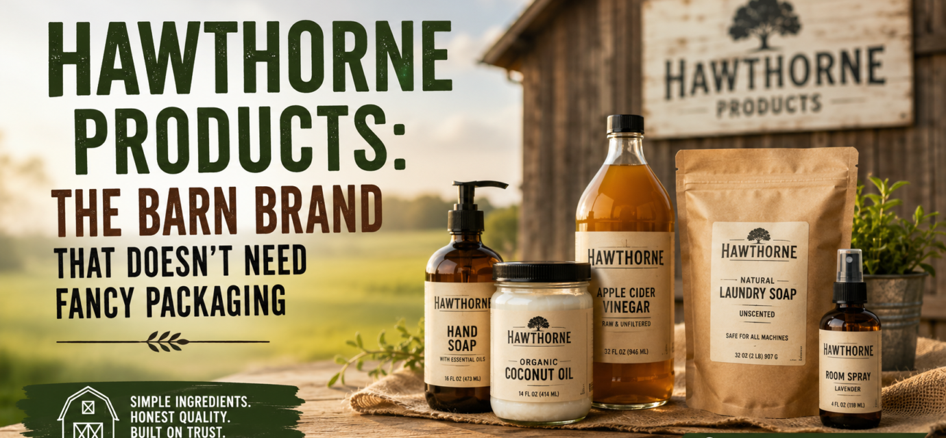 Hawthorne Barn Brand Product Showcase