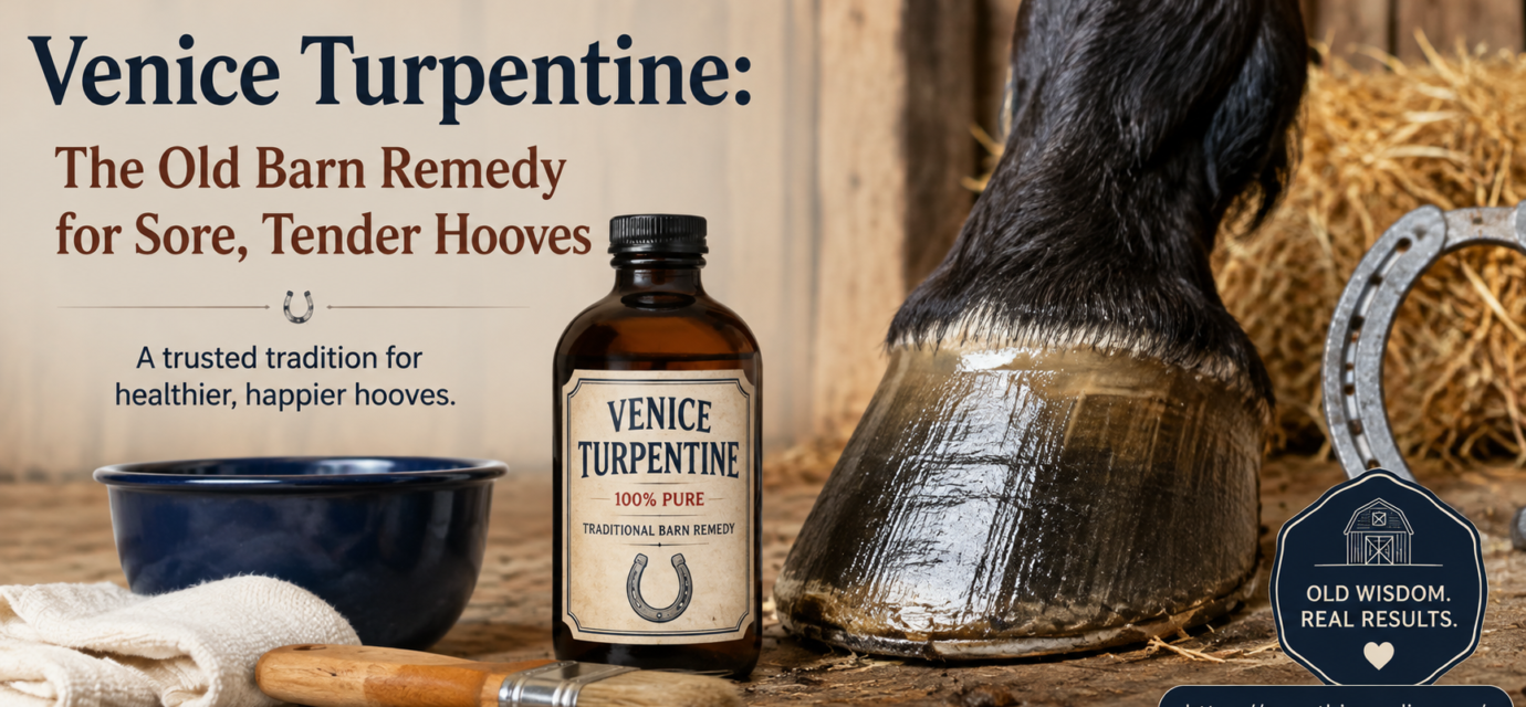 Venice Turpentine: Old Barn Hoof Remedy