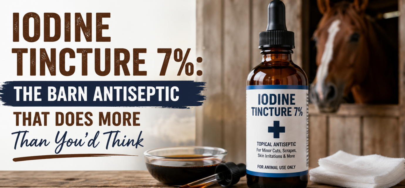 Iodine Tincture: The Barn Antiseptic