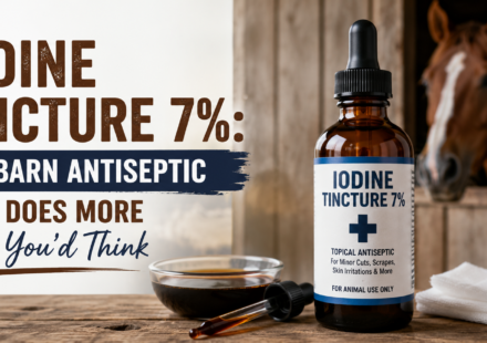 Iodine Tincture: The Barn Antiseptic