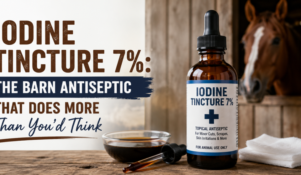 Iodine Tincture: The Barn Antiseptic