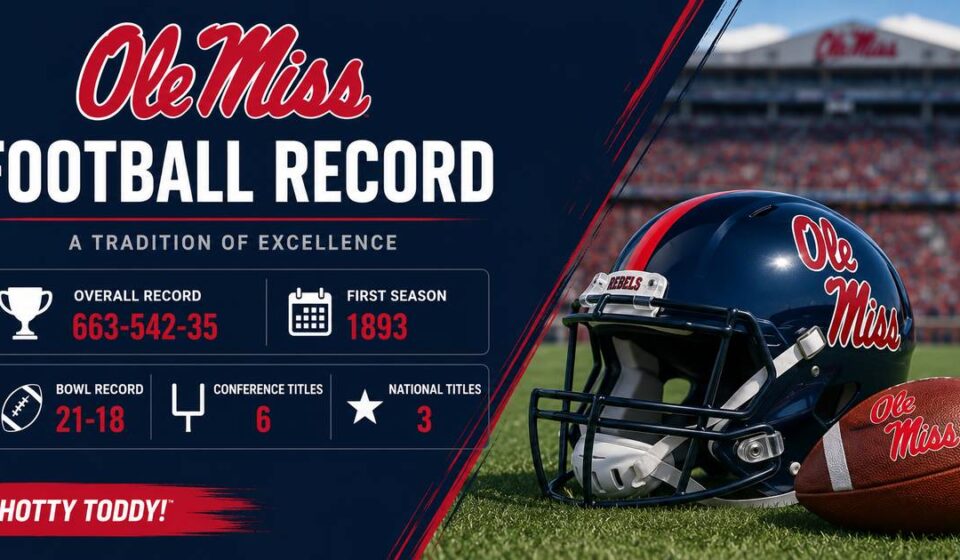 Ole Miss Football Record: All-Time Stats, History, and 2025 Season