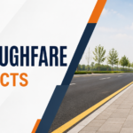 Road and walkway featuring thoroughfare products and infrastructure solutions