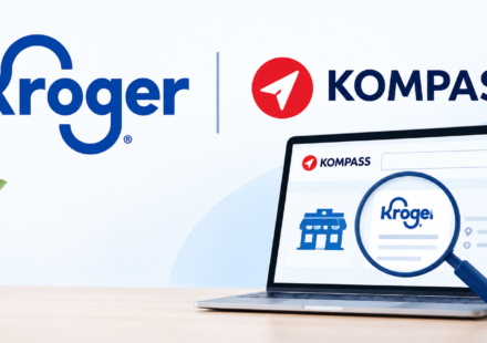Kroger listing displayed in a Kompass business directory search