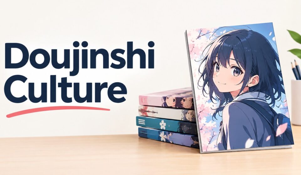 A collection of fan-made manga books representing Doujinshi Culture in Japan.