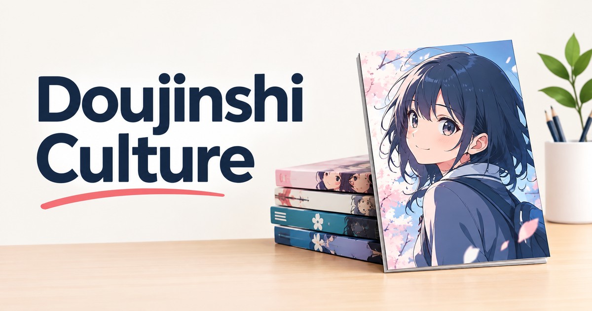A collection of fan-made manga books representing Doujinshi Culture in Japan.